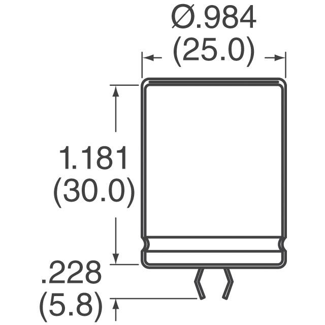 MAL215952391E3 Vishay Beyschlag/Draloric/BC Components  Condensateurs électrolytiques en aluminium